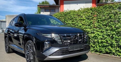 Black Mamba 🏴‍☠️ Tucson N Line 🏁. Dorazil k nám do Opavy. Přijďte kouknout či rovnou objednat 💣.  . . . #hyundaiopava #hyundainline #tucson #hyundaicz #hyundaisuv #suv #blackmamba #hyundai