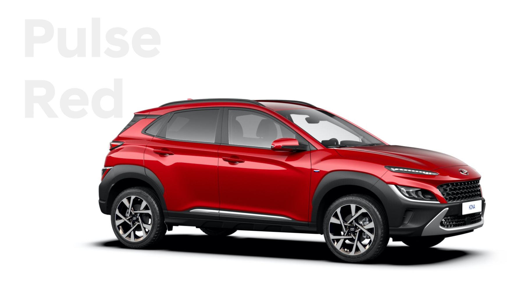 Nová velká paleta barevných variant nového modelu Hyundai KONA: barva Pulse Red.