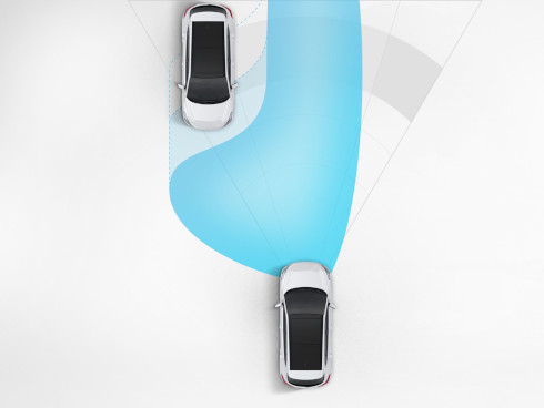 Automatické ovládání dálkových světel v úplně novém kompaktním SUV Hyundai TUCSON Hybrid.